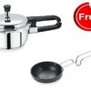 Pristine Induction Bottom Stainless Steel Pressure Cooker, 1.5 LTR with Free Tadka Pan 280ml - Image 2
