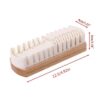 Shoe Mistri Rubber Crepe Soft Shoe Brush - Suitable for Leather Cleaning Suede & Nubuck Boots, Bags and Belts (Handcrafted Suede Brush for Shoes), Multicolour