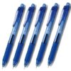 Pentel Energel X Rubber Grip & Click Retractable Fine Line, Needle Tip -BLN-105- Cost Performance Model -0.5mm-blue Ink-value Se - Image 2