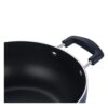 Vinod Non Stick Deep Kadai with Lid 3.1 Liters, Blue, 3.1 litres - Image 2