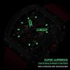 MF MINI FOCUS Men's Watch Fashion Tonneau Wrist Watches (Chronograph/Waterproof/Luminous/Calendar) Silicon Strap Quartz Watch for Men - Image 3