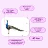 hungry brain Flash Cards for Babies and Infants for Early Learning & Stimulation l 3 Months to 3 Years l Easy & Fun Way to Learn Birds with Real Images for Memory & Brain Development - Image 3
