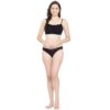 Enamor Wireless Non Padded Bra for Women - High Coverage, Strapless Black - Image 4