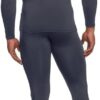 TSLA Men's Thermal Underwear Set, Microfiber Soft Fleece Lined Long Johns, Winter Warm Base Layer Top & Bottom, Soft Micro Fleece Dark Grey, Small