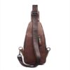 YUAN FAN VIP Genuine Leather Sling Bag Small,Chest Shoulder Bags for Men Outdoors Anti Theft Black - Image 7