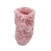 Home Slipper Indoor Slipper Boots, Womens Winter Warm Thick Lining Fun Cute Pom Poms Fuzzy Long Fleece Ankle House Boot Slippers Shoes,M,Pink - Image 6