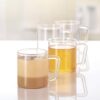 Borosil Vision Classic Large Mug [Set of 4] Clear Lightweight & Durable Drinkware, 10 oz Cups - Image 3