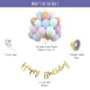 Special You Happy birthday decorations party supplies for girl boys pastel rainbow balloon arch garland kit star bunting garland Cake topper 1st, 2nd, 3rd, 5th happy birthday decorations - 95 items