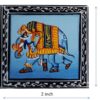 Purpledip Silk Cloth Paintings Set of 6: Collectible Indian Miniature Art For Decoration Or For Use As Greeting Cards (12481A) - Image 5