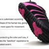 Oranginer Women's Wide Toe Barefoot Shoes Minimalist Running Shoes Indoor Cross Training Shoes for Women Black/Rose Size 7 - Image 3