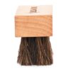 Shoe Mistri Hand Made Natural Horse Hair Shoe Brush for Cleaning, Shining & Buffing Boots, Shoes Polish & Other Leather Care Size with (10 x 3.4 x 4.5cm)(Brown)