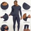 TSLA Men's Thermal Underwear Set, Microfiber Soft Fleece Lined Long Johns, Winter Warm Base Layer Top & Bottom, Soft Micro Fleece Dark Grey, Small - Image 2
