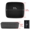 Geekria Carrying Case for Marshall Stockwell II Portable Bluetooth Speaker, Stockwell 2 Waterproof Wireless Speaker, Hard Shell Traveling Bag with Room for Cable, Charger, and Parts (Black) - Image 3