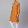 MANQ Men's Cotton Kurta Pajama Set Indian Party Traditional Ethnic festive Wear Tunic Dress for Men Wedding - Image 3