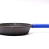 RudraEco Pre-Seasoned Cast Iron Mini Skillet/Tadka Pan (6Inch) with Heat Resistant Grip | Gas, Induction, Stovetop, Oven Compatible | 100% Toxin-Free, Naturally Non-Stick, Long Lasting