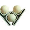 STAG Anywhere Everywhere Wood Table Tennis Playset, 2 Racquets & 3 Balls (White), Model: 328 WH - Image 5