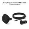 Belkin MagSafe Compatible Car Phone Magnetic Charging Air Vent Mount - Air Vent Phone Holder and Charger for iPhone 14, 13, and 12, Pro, Pro Max, Mini (Power Supply Sold Separately) - Image 3