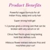 SugarBoo Curls Citrus & Hibiscus Moisture Hold Gel (250ml) for Dry, Frizzy, Wavy, Curly Hair. Vegan & CG Friendly. No Parabens, Sulphates & Other Nasties - Image 3