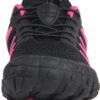 Oranginer Women's Wide Toe Barefoot Shoes Minimalist Running Shoes Indoor Cross Training Shoes for Women Black/Rose Size 7 - Image 4