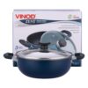 Vinod Non Stick Deep Kadai with Lid 3.1 Liters, Blue, 3.1 litres - Image 4