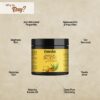 Rausha Body Scrub enriched with Vitamin C & E for Skin Brightening, Tan Removal and Suitable for all Skin Types | Pack of 1 - Image 2