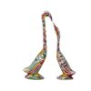 Handicrafts Paradise Pair of Kissing Swan/Duck Home Decor Showpiece - 7.25 inch (Multi Color)