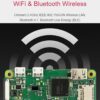 Built-in WiFi and Bluetooth Pi Zero WH, Zero WH Package Comes with Raspberry Pi Zero W with 40PIN Pre-Soldered GPIO Headers +Mini HDMI to HDMI Adapter +Micro USB OTG Cable - Image 3