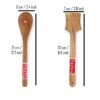 HAZEL Wooden Kitchen Tools Spoon Set of 5 (Pan Spatula Small, Oval Spatula Small, Serving Jhara, Taveta, Oval Spatula Large) - Image 4