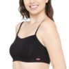 Enamor Wireless Non Padded Bra for Women - High Coverage, Strapless Black