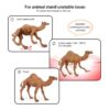 Volnau Safari Animal Figurines Toys 7PCS North America Figures Zoo Pack for Toddlers Kids Christmas Decoration Gift Preschool Educational Moose Wolf Bear Jungle Forest Woodland Set - Image 4