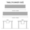 Encasa 100% Cotton Hemstitched Table Runner for 4 Seater with Natural & Size Large 13x59 in for Dinning Table Fall Decoration, Halloween & Christmas Festivals - Machine Washable - Image 5