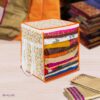 PrettyKrafts XL Saree Cover / sari organizer with handles and transparent front ( 15*12*15 In),(Pack of 2), Multi - Image 4