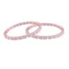 I Jewels 18k Rose Gold Plated Indian Wedding Bollywood Emerald CZ Diamonds Designer Brass Kada/Bangles Set Jewelry for Women (ADB305RG-c) Set of 2 - Image 3