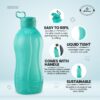 Oliveware Jumbo 2 Litre Water Bottle Blue | for Home, Office & Gym | 2000 ML Jumbo Size | Sturdy with Holder | BPA Free Premium Bottle | Best Big 2L Bottle (Pack of 1)