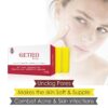 GETRID (2 x 75gm Astringent Face & Body Soap Enriched with Salicylic acid and Sulphur/Sulfur Cleansing Bar for Skin Prone to Acne & Blemishes Protection Soap for Oily Skin - Image 4