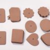 IVEI DIY MDF Coasters / Thin Wood Blanks / Keyrings / Magnets / Boxes for Painting, Decoupage, Resin Art Work & Decoration (Mix Shaped Magnets) - Image 2