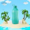 Oliveware Jumbo 2 Litre Water Bottle Blue | for Home, Office & Gym | 2000 ML Jumbo Size | Sturdy with Holder | BPA Free Premium Bottle | Best Big 2L Bottle (Pack of 1) - Image 6