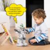 SONOMO Toys for 6-9 Year Old Boys, RC Robot Gifts for Kids Intelligent Programmable Robot with 2.4GHz Sensing Gesture Control - Upgraded Version (White) - Image 5