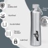 Milton New Tiara 900 Stainless Steel 24 Hours Hot and Cold Water Bottle, 750 ml, Silver - Image 2