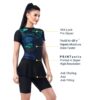 Veloz Women's Aqua Neon Quick Drying Anti-Chafing Swim Dress I Swimming Costume I Swimwear for I One-Piece Swimsuits I Swimsuit (XX-Large Blue) - Image 2
