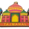 Purpledip Wooden Fridge Magnet: Taj Mahal, Symbol of Eternal Love (11960) - Image 2