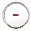 Hazel Stainless Steel Dinner Plates Indian | Metal plates India | Unbreakable plates Set of 3 With Glossy Mirror Finish, Silver - Image 5