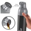 Milton Steel Convey 900 Insulated Inner Stainless Steel Water Bottle, 630 ml, Black | Leak Proof | BPA Free | Hot or Cold for Hours | Office | Gym | Hiking | Treking | Travel Bottle - Image 2
