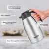 Milton Thermosteel Classic, 2000 ml | 68 oz | 2.1 qt. Stainless Steel Thermal Coffee Carafe, Hot and Cold for Long Hours, Vacuum Thermal Pot Flask for Tea a and Beverages, Rust and Leak-proof | Silver - Image 3