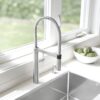 BLANCO, Satin Nickel 441332 CULINA Semi-Pro Kitchen Faucet with Magnetic Handspray, 2.2 GPM - Image 2