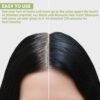 VCare Natural Herbal Hair Dye Powder | Apply for Dry Hair |100% Organic Henna Black Dye Hair Color Boost Shine and Hair Growth - 60 gm (Pack of 5) - Black - Image 4