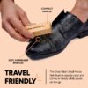 Shoe Mistri Hand Made Natural Horse Hair Shoe Brush for Cleaning, Shining & Buffing Boots, Shoes Polish & Other Leather Care Size with (10 x 3.4 x 4.5cm)(Brown) - Image 2