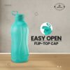 Oliveware Jumbo 2 Litre Water Bottle Blue | for Home, Office & Gym | 2000 ML Jumbo Size | Sturdy with Holder | BPA Free Premium Bottle | Best Big 2L Bottle (Pack of 1) - Image 2