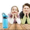 mountop Kids Water Bottle with Silicone Straw and Handle, Easy Use for Girls and Boys, BPA-free Water Bottle for Kids 14oz 400ml - Image 6