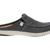 Spenco Men's Siesta Canvas Slide Sandal, Charcoal, 10M Medium US - Image 4